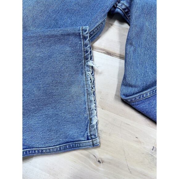 Levi's 50x29 550 Relaxed Fit Dark Medium Wash Denim Jeans - Picture 6 of 9